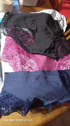Customer photo review of 3 Pack Exquisite Lace Underpants