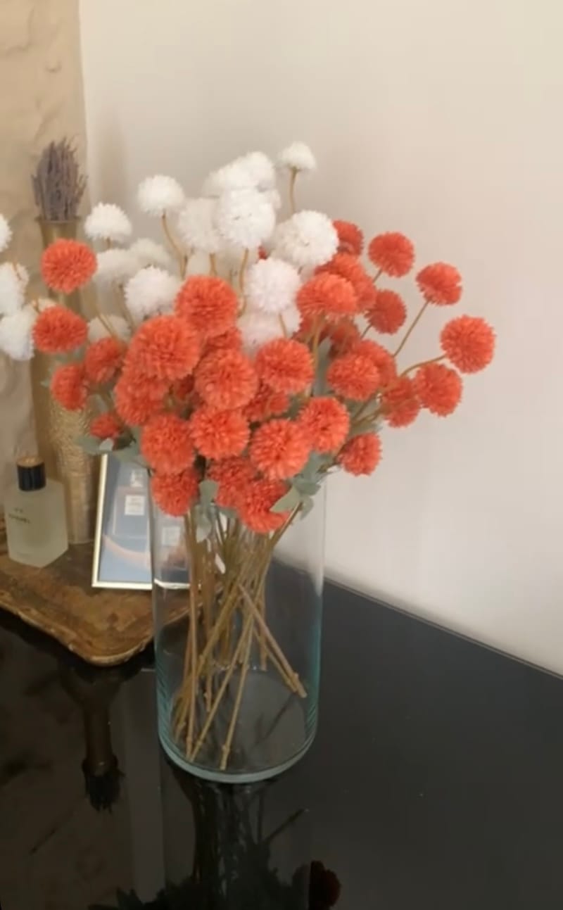 Customer photo review of Fleur de Kiku - Blanc (10 tiges)