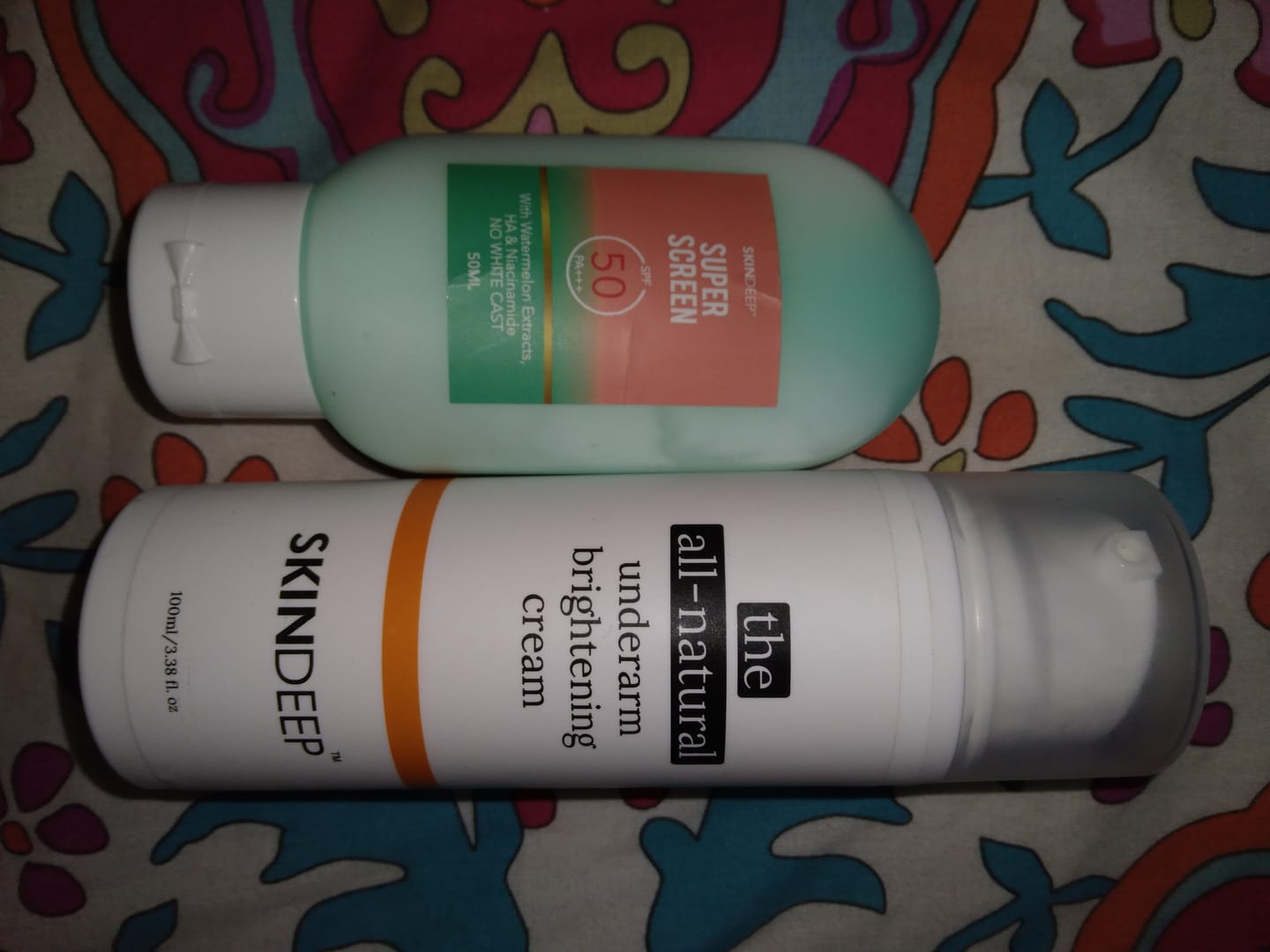Customer photo review of THE ALL-NATURAL UNDERARM BRIGHTENING CREAM