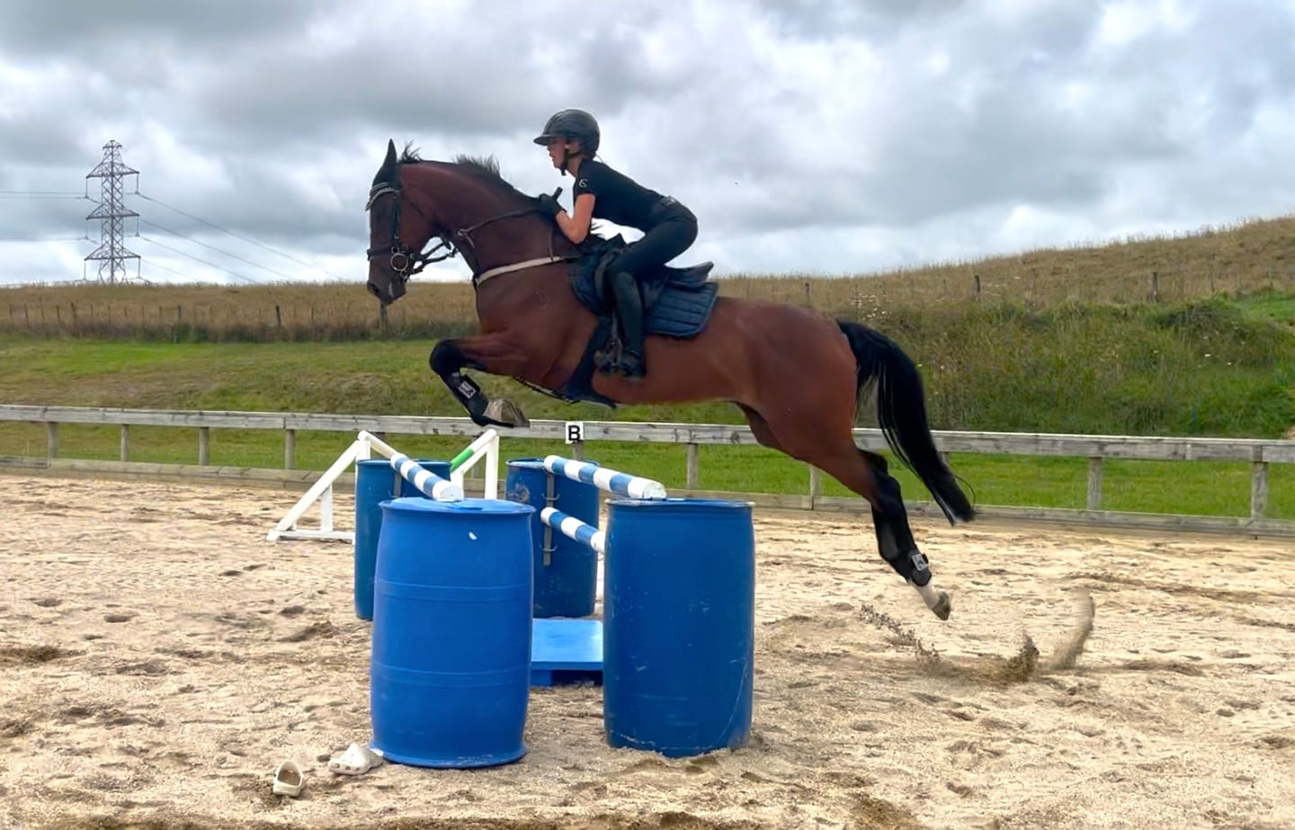 Customer photo review of Tuscany Compression Breeches - Nero
