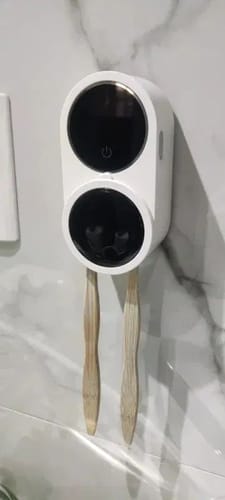 Customer photo review of CleanSphere™ Toothbrush Holder and UV Sanitizer