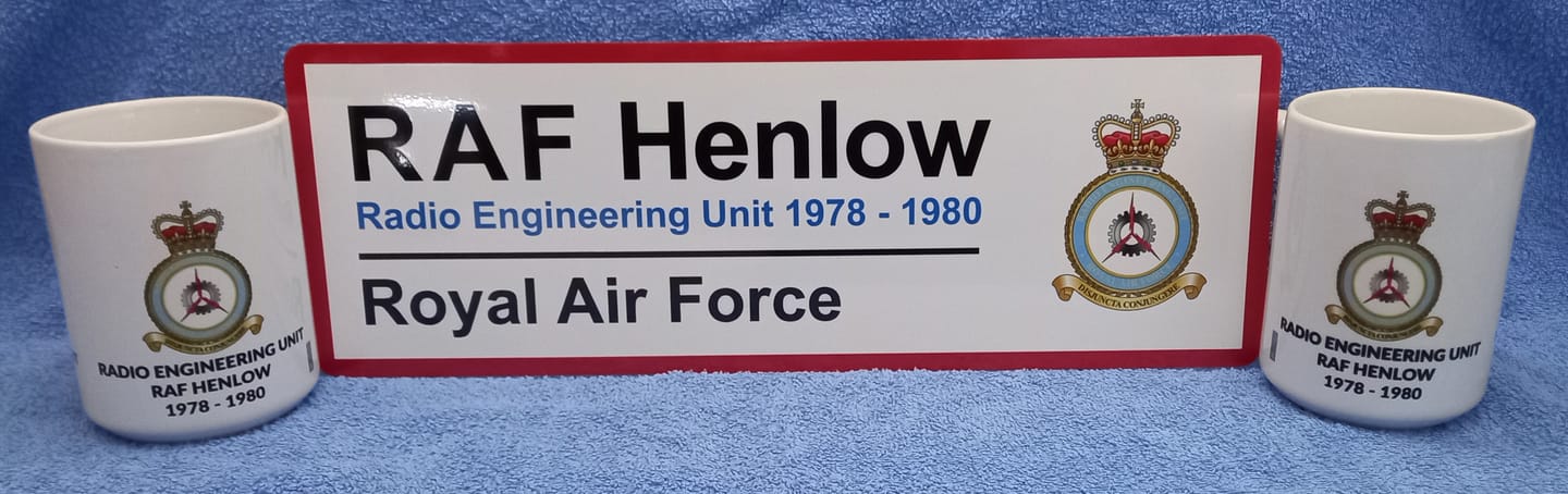 Customer photo review of Personalised RAF Mug