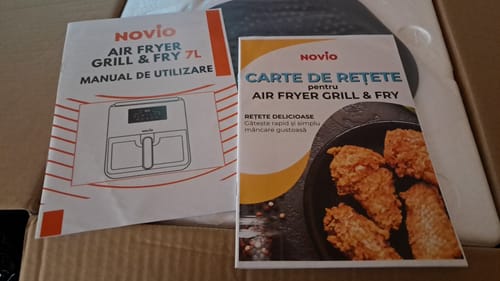 Customer photo review of Air Fryer Novio Grill & Fry