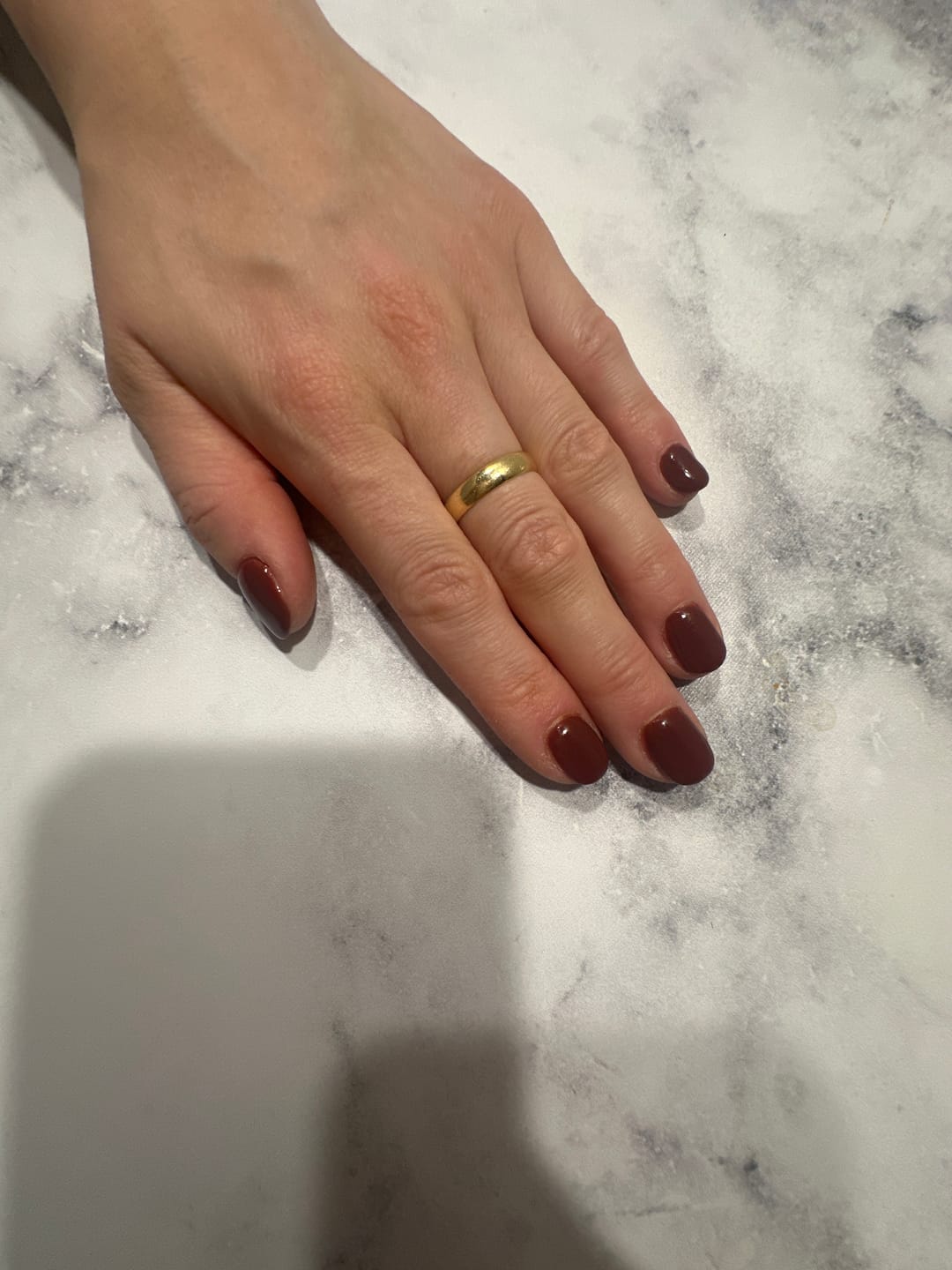 Customer photo review of Rogue Red Dipping Powder