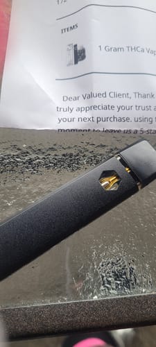 Customer photo review of 1 Gram THCa Vape Pen Sativa - Sour Diesel