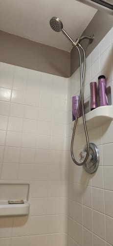 Customer photo review of 1-Spray Handheld Shower Head Set