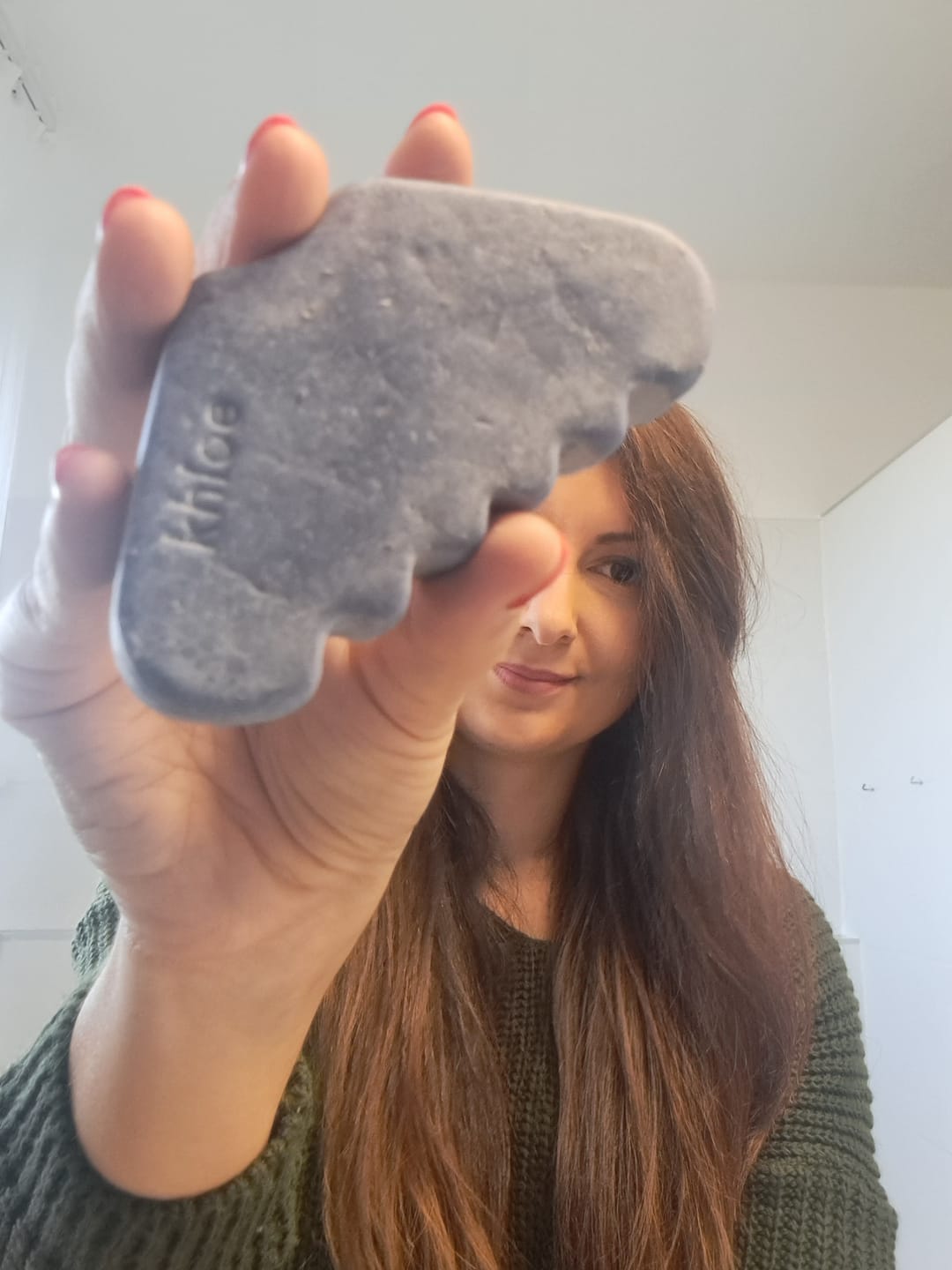 Customer photo review of Hajerősítő Szilárd Sampon Biotinnal