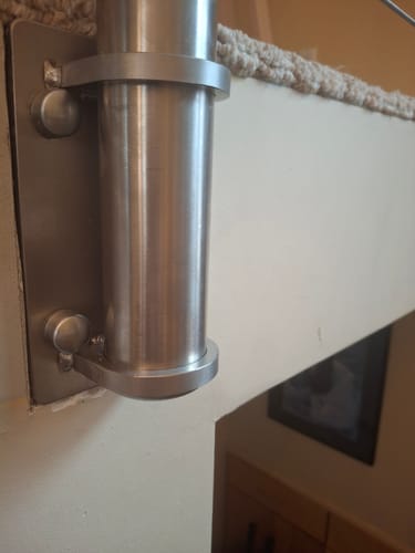 Customer photo review of HEXCAP-9/16-SCHR Satin Chrome