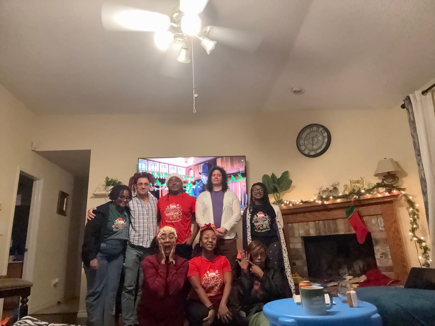 Customer photo review of Christmas Murder Mystery Host Your Own Dinner Party Game Kit
