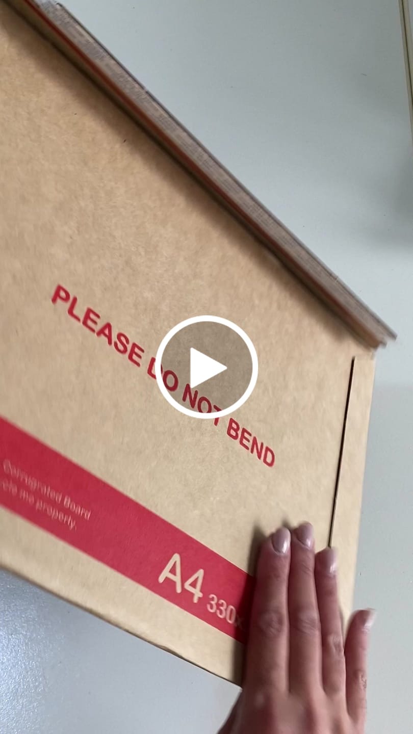 Customer video review of Brown A4 Rigid Envelope 240mm x 330mm Corrugated Envelope