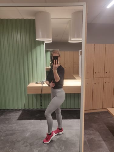 Customer photo review of Leggings Butterfly | Grau