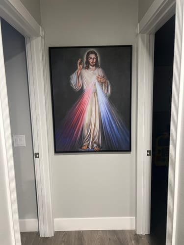 Customer photo review of Jesus Christ, Sacred Heart
