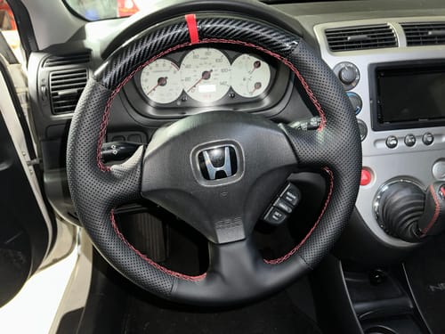 Customer photo review of Ep3 Steering Wheel Refurb Kit Honda EP3 DC5 S2000