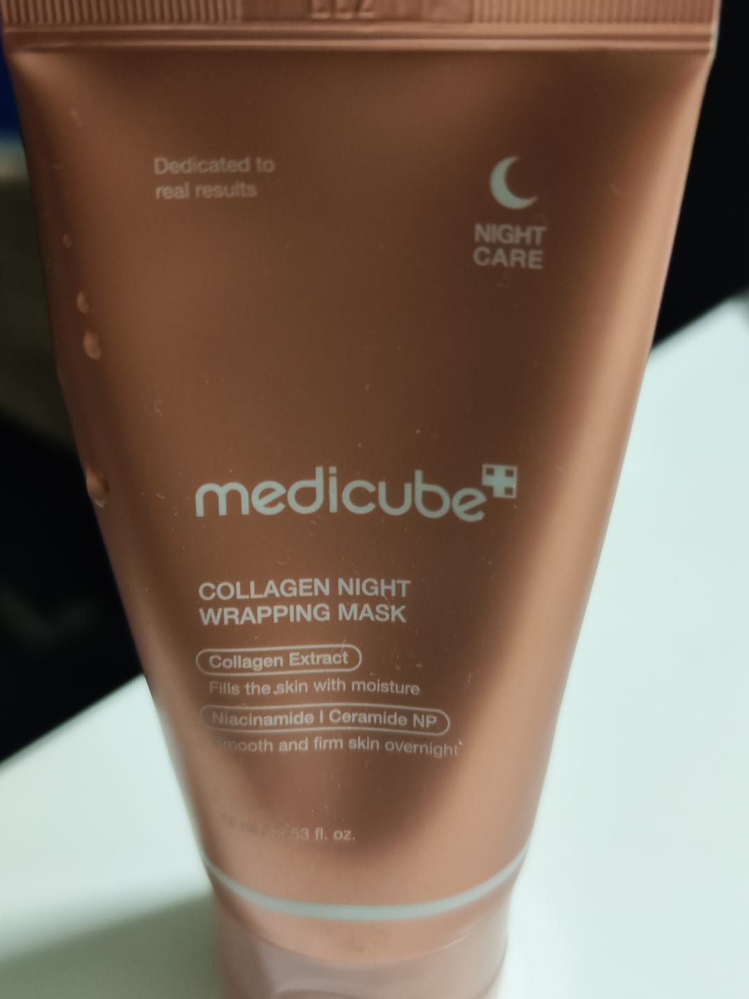 Customer photo review of Medicube - Masque de nuit au collagène - 75ml