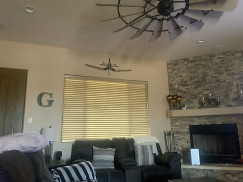 Customer photo review of F4U Corsair Front Metal Aircraft Wall Art - NCP0071