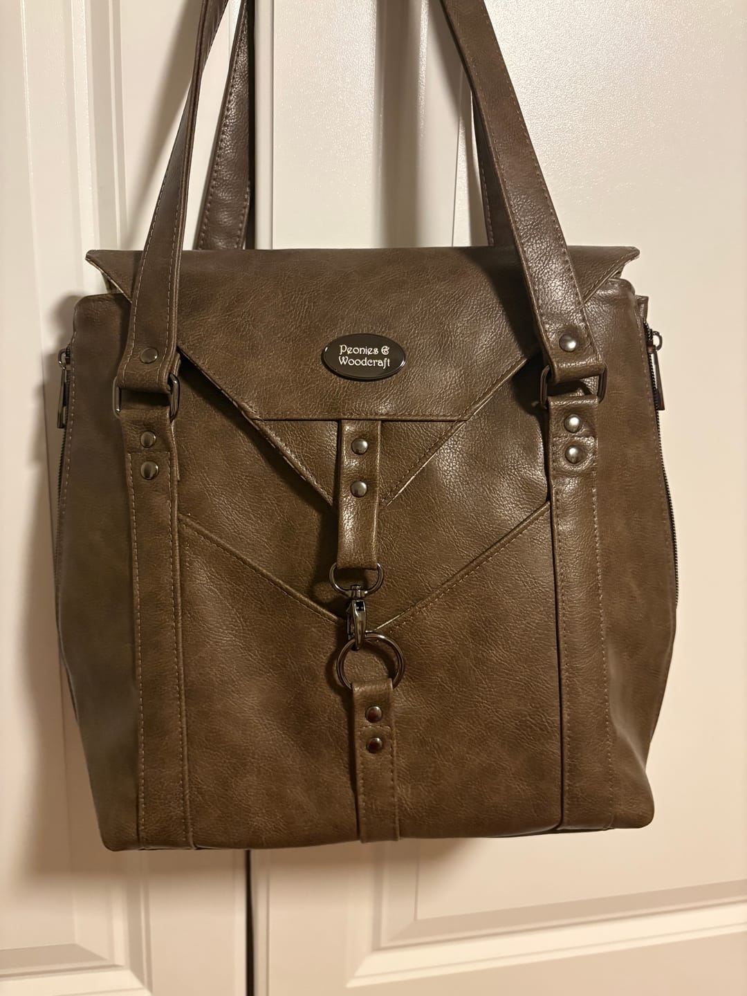 Customer photo review of English Saddle - Heritage Faux Leather