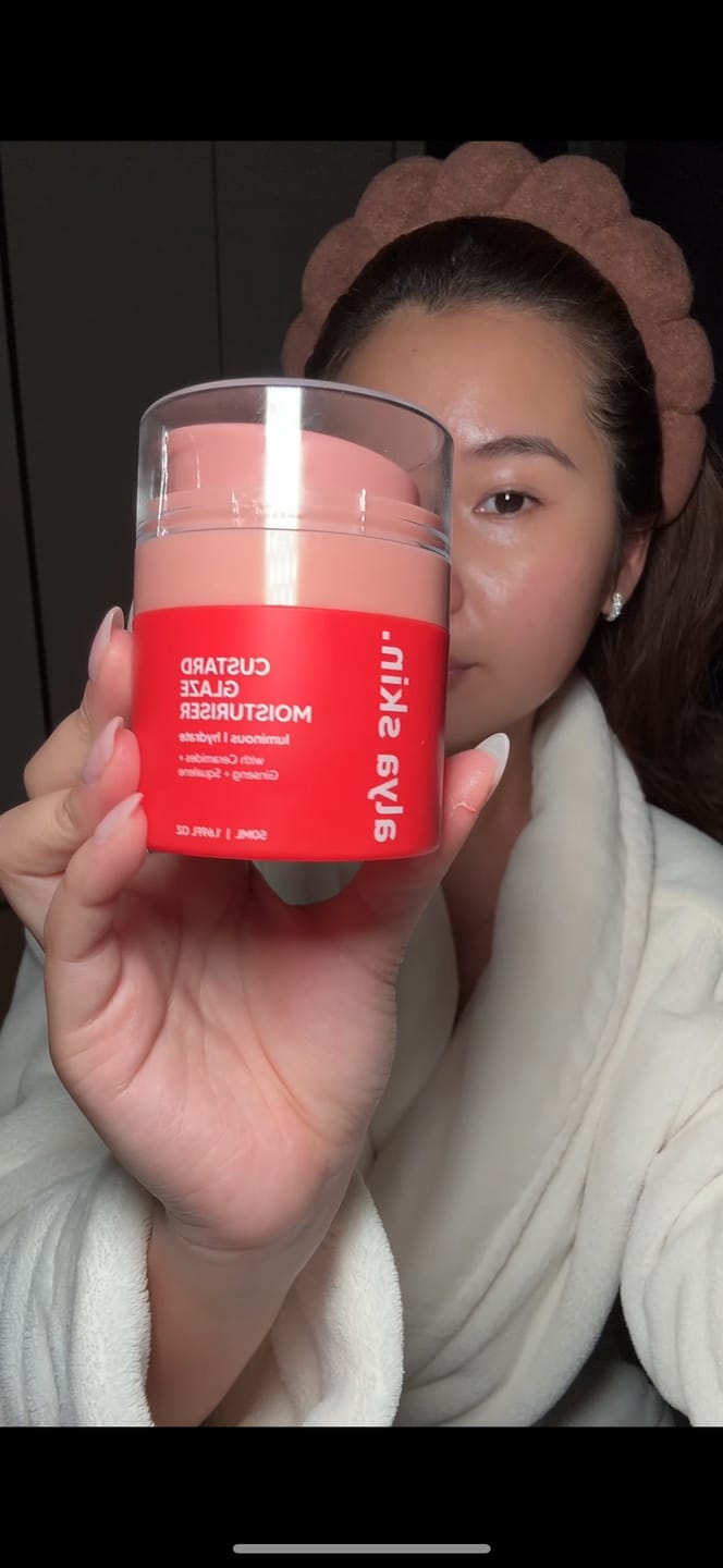 Customer photo review of Custard Glaze Moisturiser