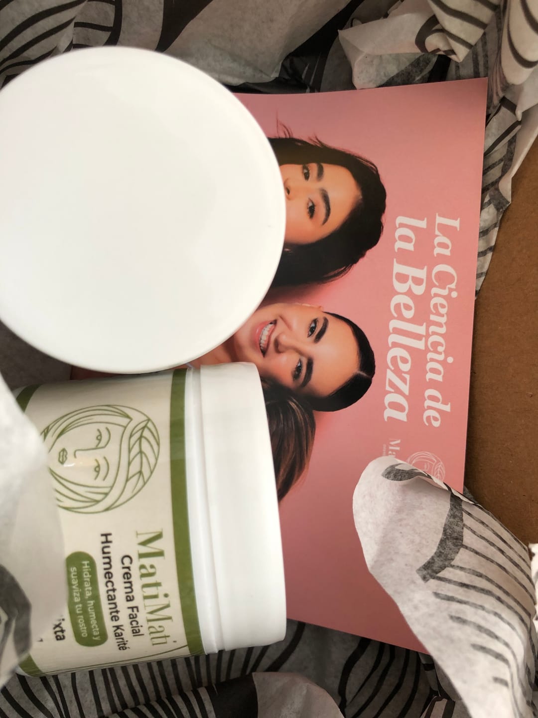 Customer photo review of Crema Facial Humectante Karite