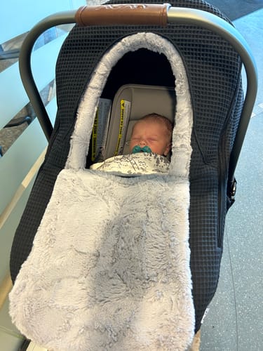 Customer photo review of Winter Waffle Cover - Black