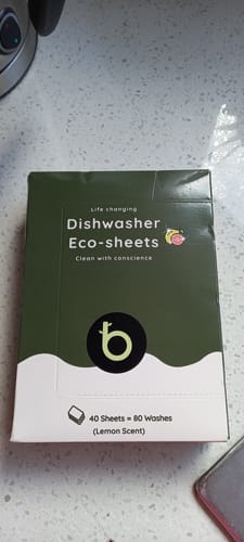 Customer photo review of Dishwashing Eco-sheets™