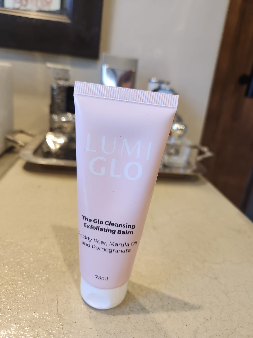 Customer photo review of The Glo Cleansing Exfoliating Balm