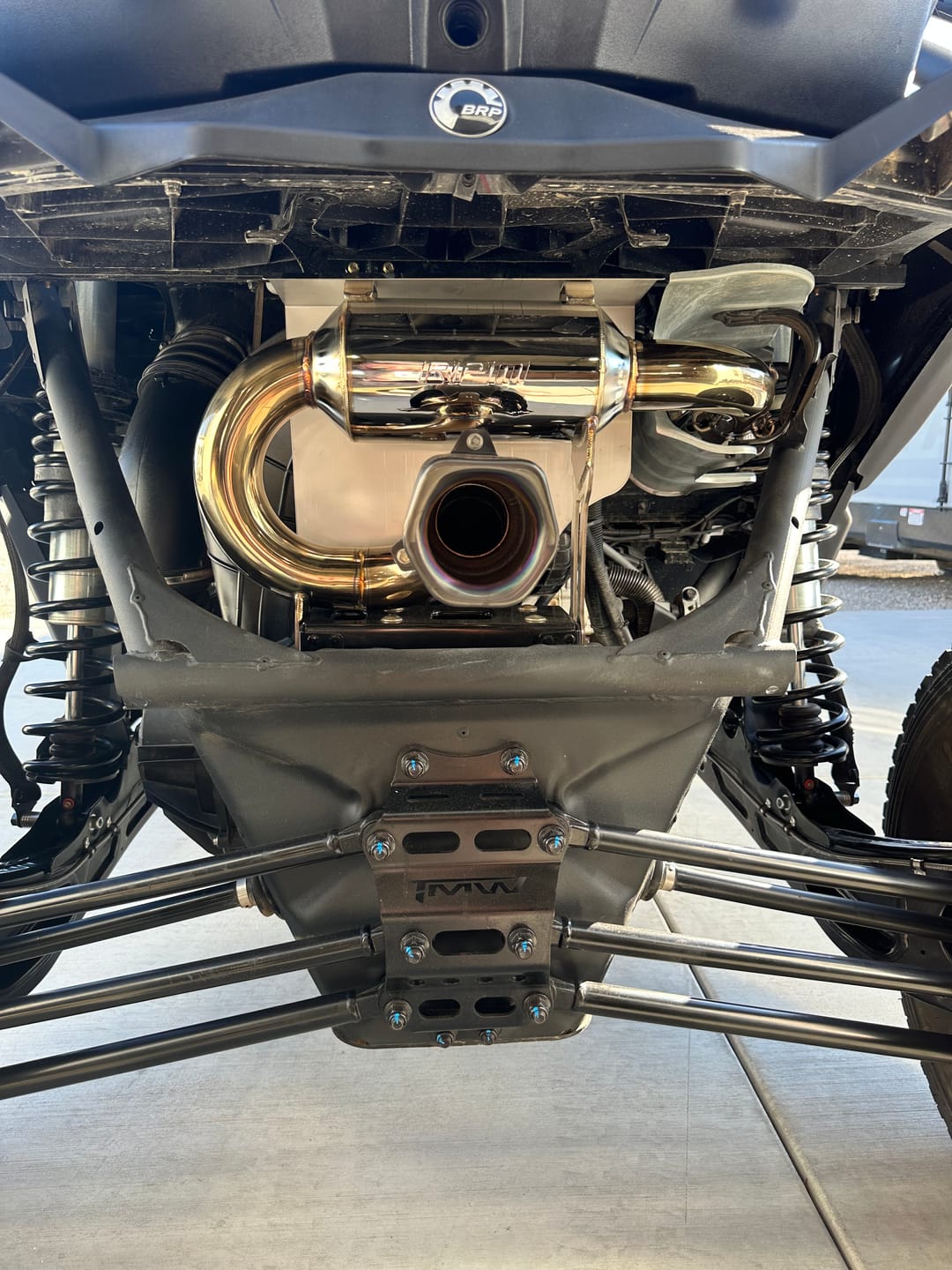 Customer photo review of RPM Can-Am X3 Stainless Replacement Colored Tip