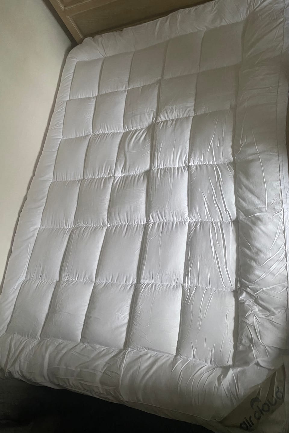 Customer photo review of 10cm Microfiber Mattress Topper