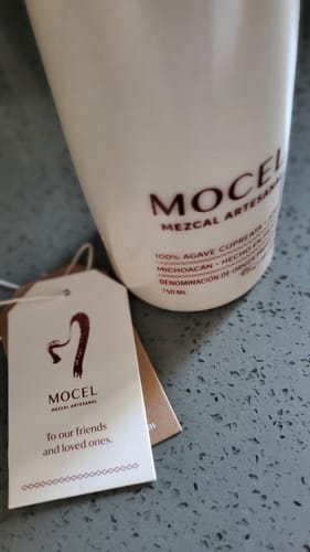 Customer photo review of Mocel Cupreata Expression Artisanal Mezcal (750ml)