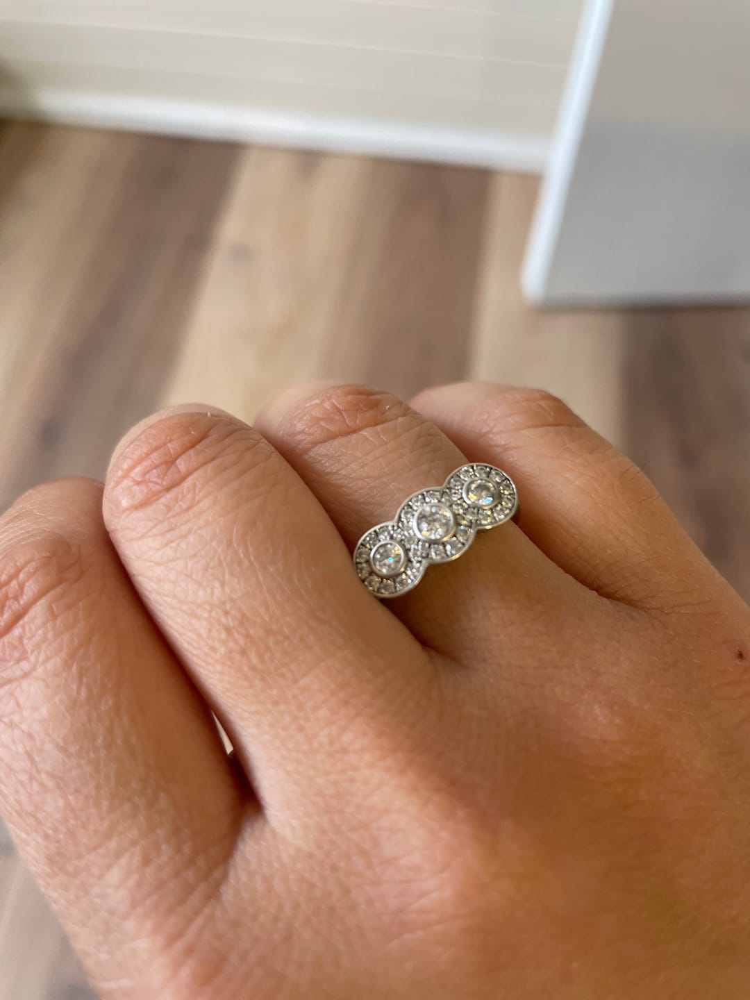Customer photo review of Anillo Moissanita Royalty