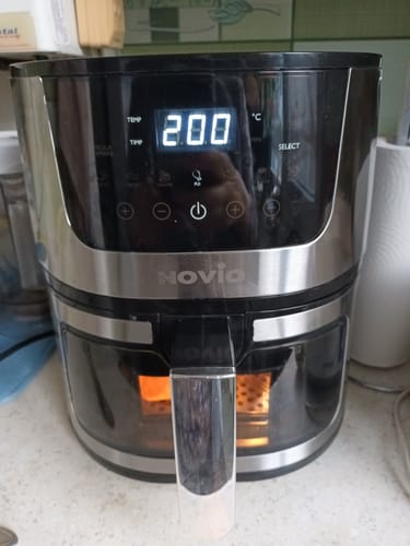 Customer photo review of Air Fryer Novio Grill & Fry