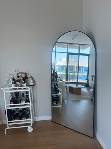 Customer photo review of XL Black Arch Full Length Mirror (3 Sizes)