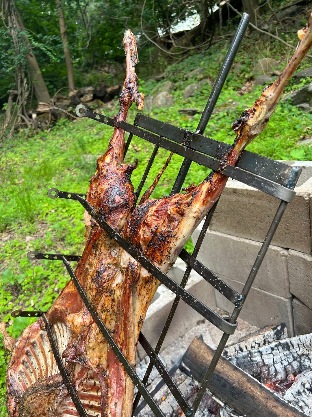 Customer photo review of Argentinian Iron Cross Grill