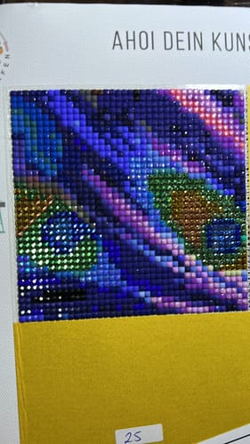 Customer photo review of Secret Painting 2024- Motiv 1 - Quadratisch (3 Sondersteinarten)