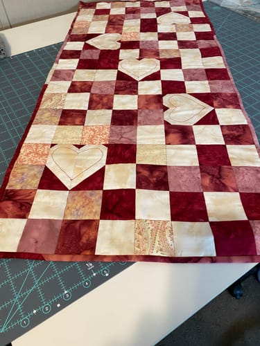 Customer photo review of For the Love Runner PDF Pattern