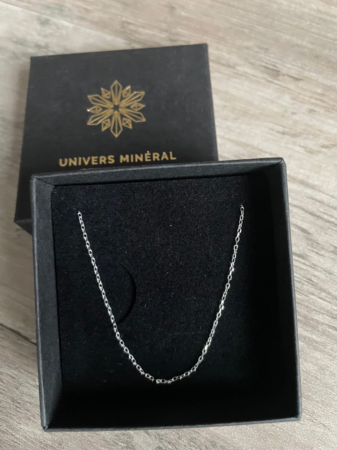 Customer photo review of Chaine en argent - Maille forçat