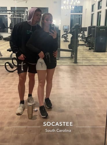Customer photo review of 'Child of God' Women's Performance Shorts
