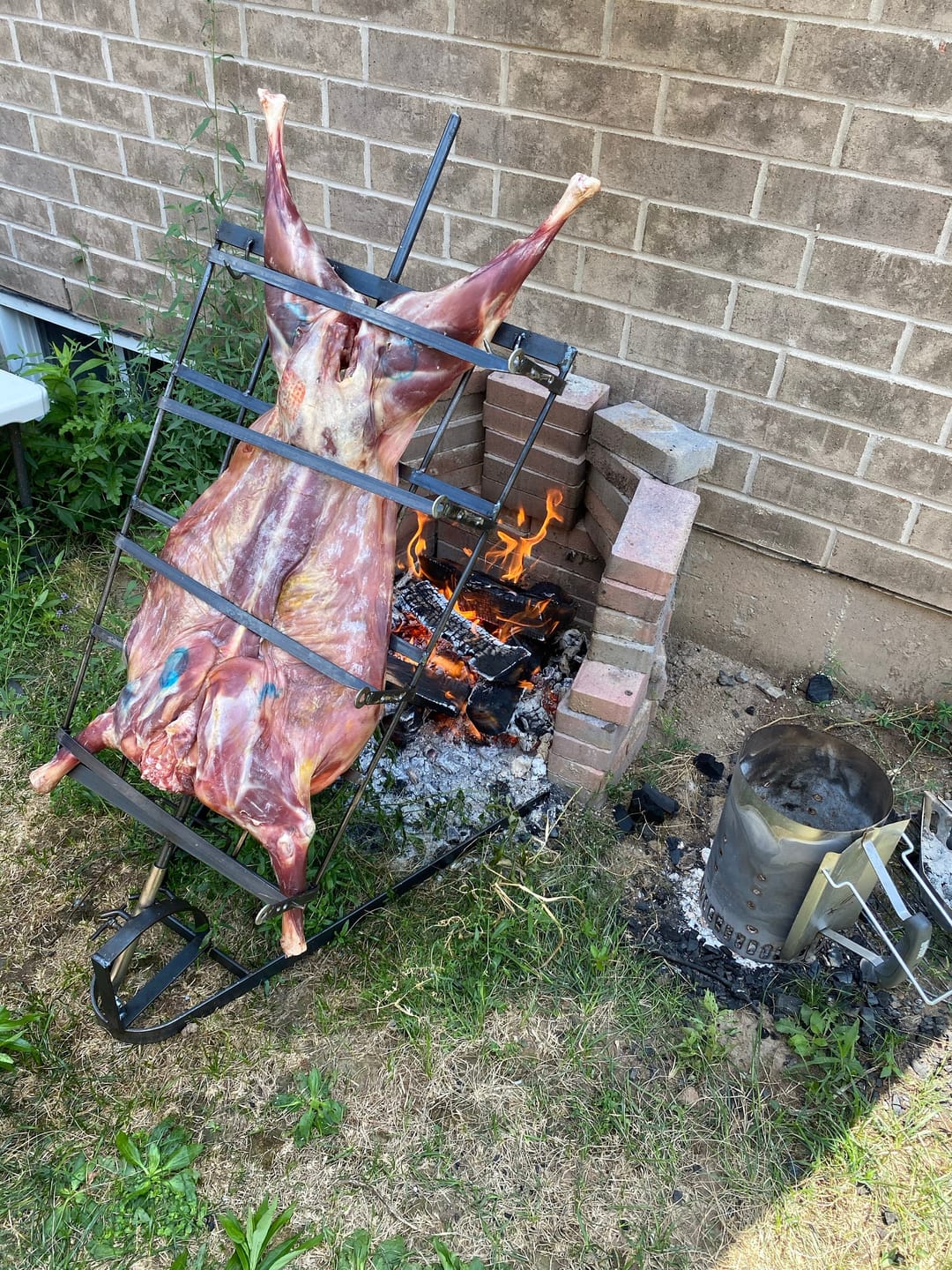 Customer photo review of Argentinian Iron Cross Grill