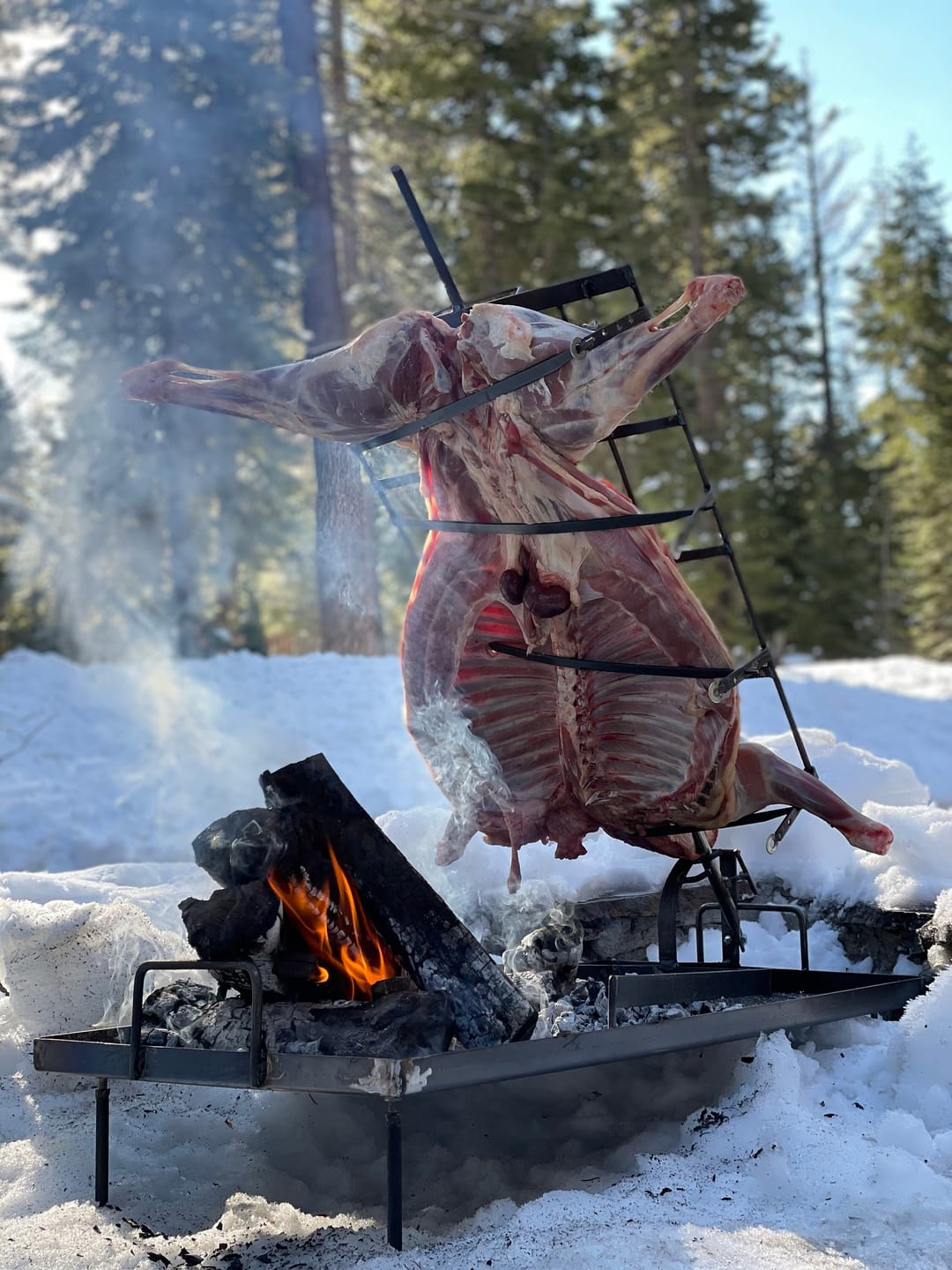 Customer photo review of Argentinian Iron Cross Grill