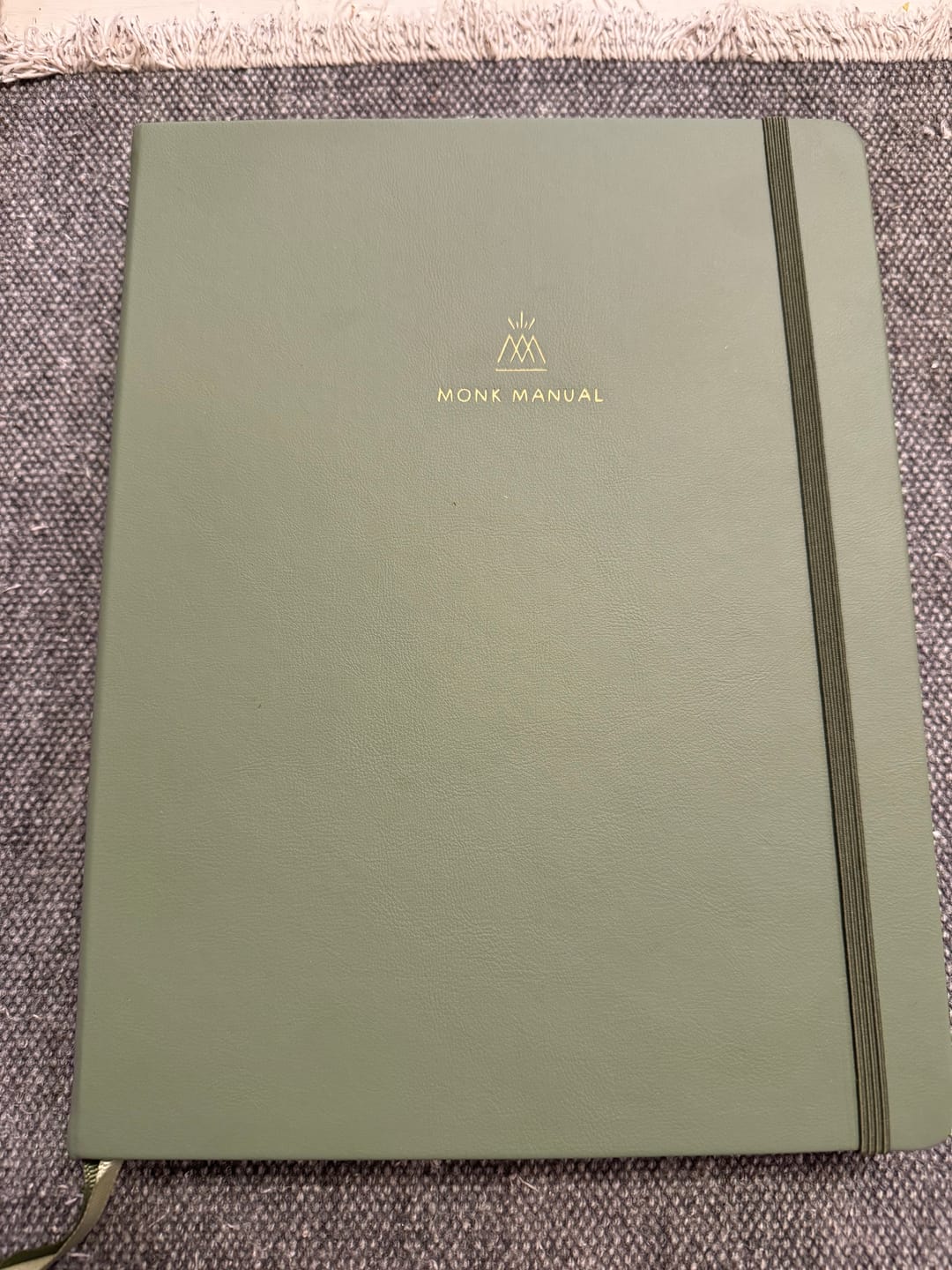 Customer photo review of Monk Manual™ Weekly Planner