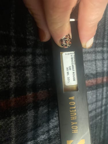 Customer photo review of Perfume Tendencia U BACCARAT ROUGE 540 zenz