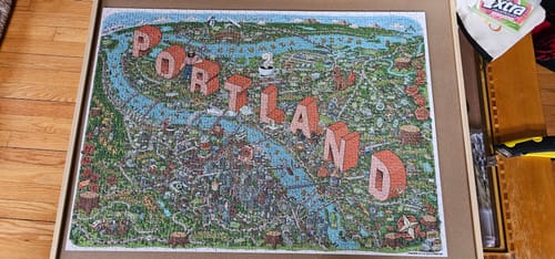 Customer photo review of Portland | 1000 Piece Puzzle