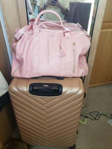 Customer photo review of Zweshly Carry On Duffel