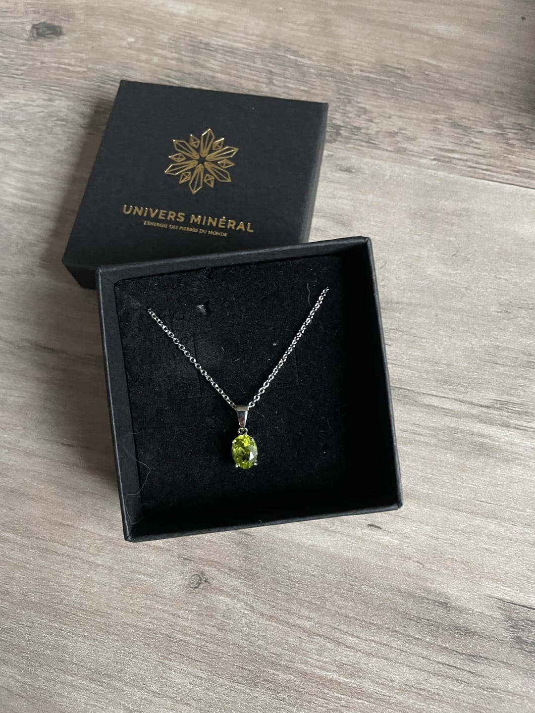 Customer photo review of Pendentif Péridot