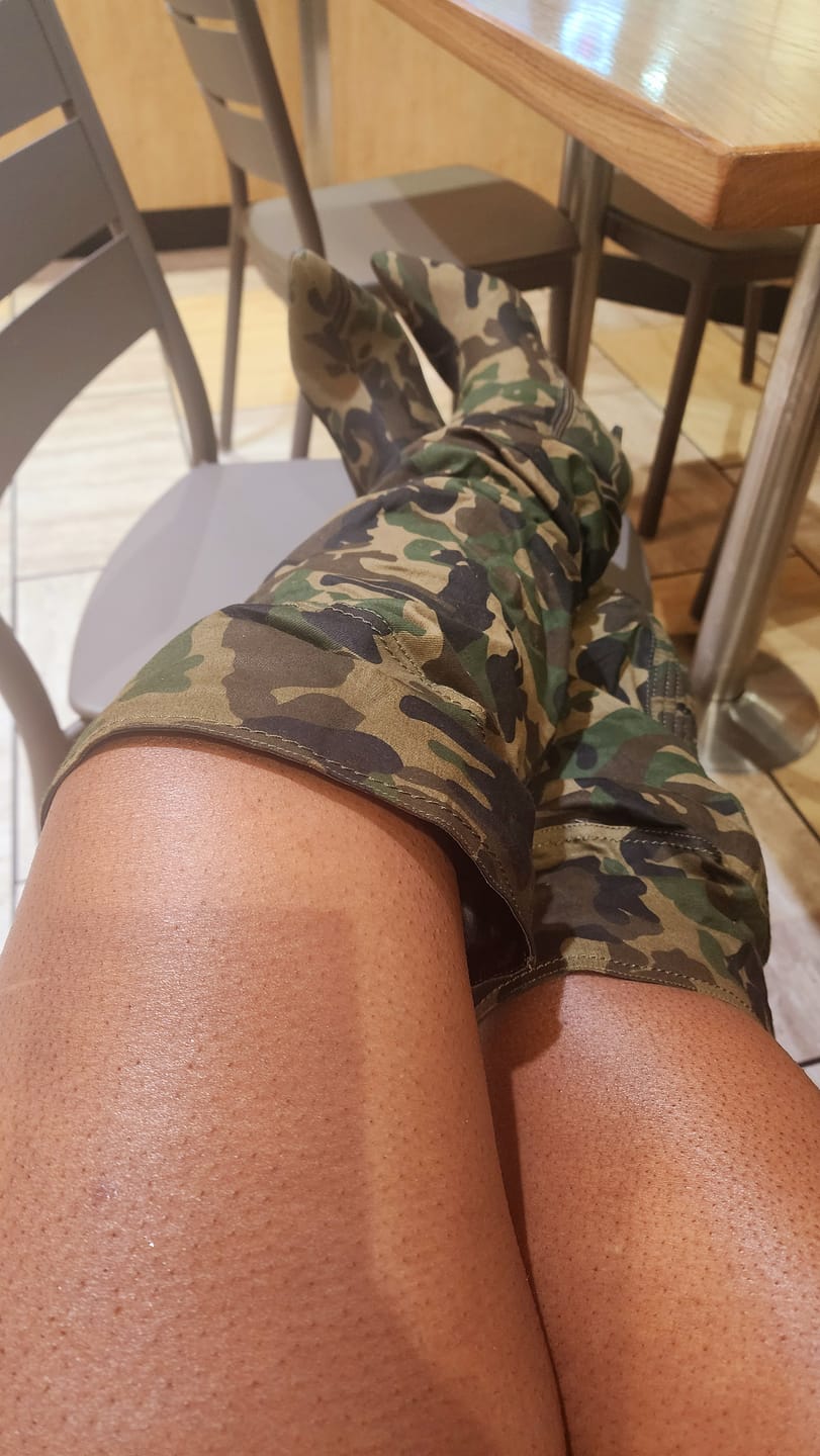 Customer photo review of Commando Over The Knee Boots