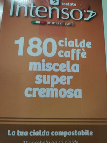 Customer photo review of Caffè INTENSO - 180 Cialde