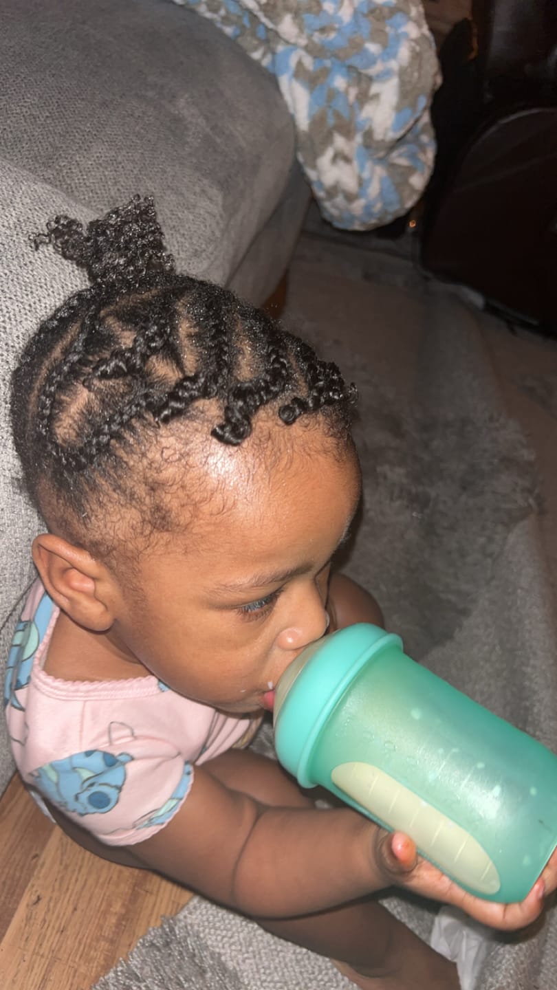 Customer photo review of Hydrating Multi-Use Styling Foam