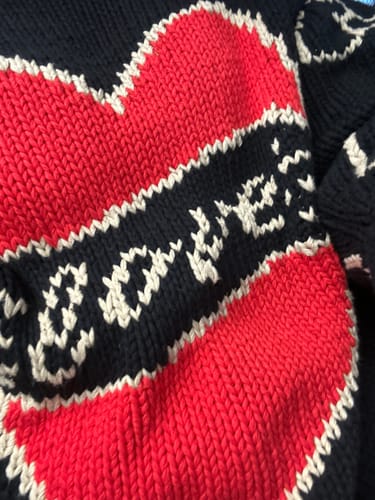 Customer photo review of The Young Hearts Jumper - Black