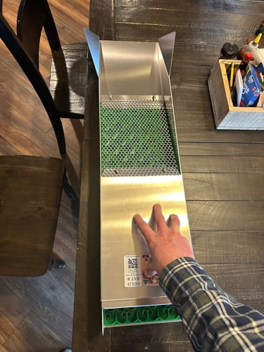 Customer photo review of 888 Gold Rat sluice - with Mini cell Dream mat