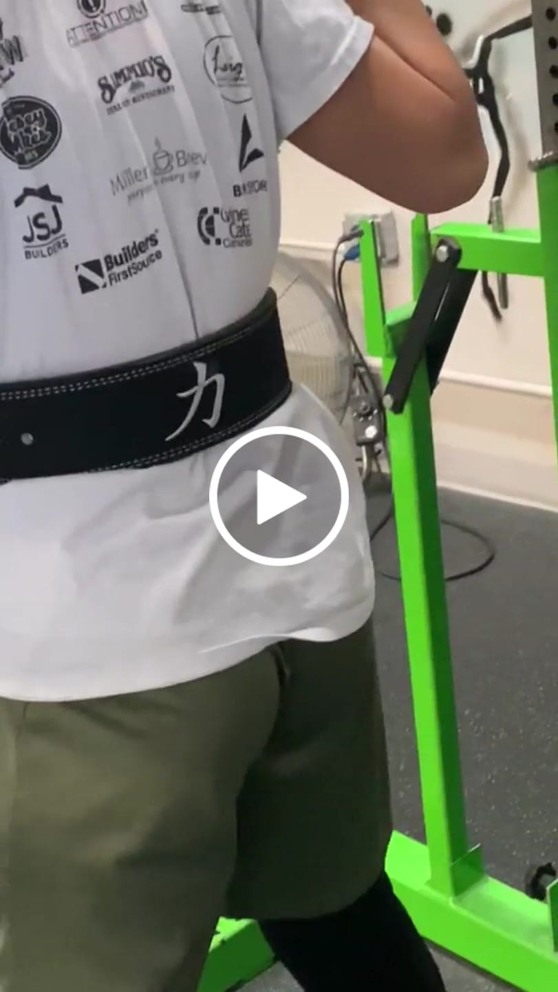 Customer video review of Narrow 7.6cm Black Lever Belt, 10mm - IPF Approved