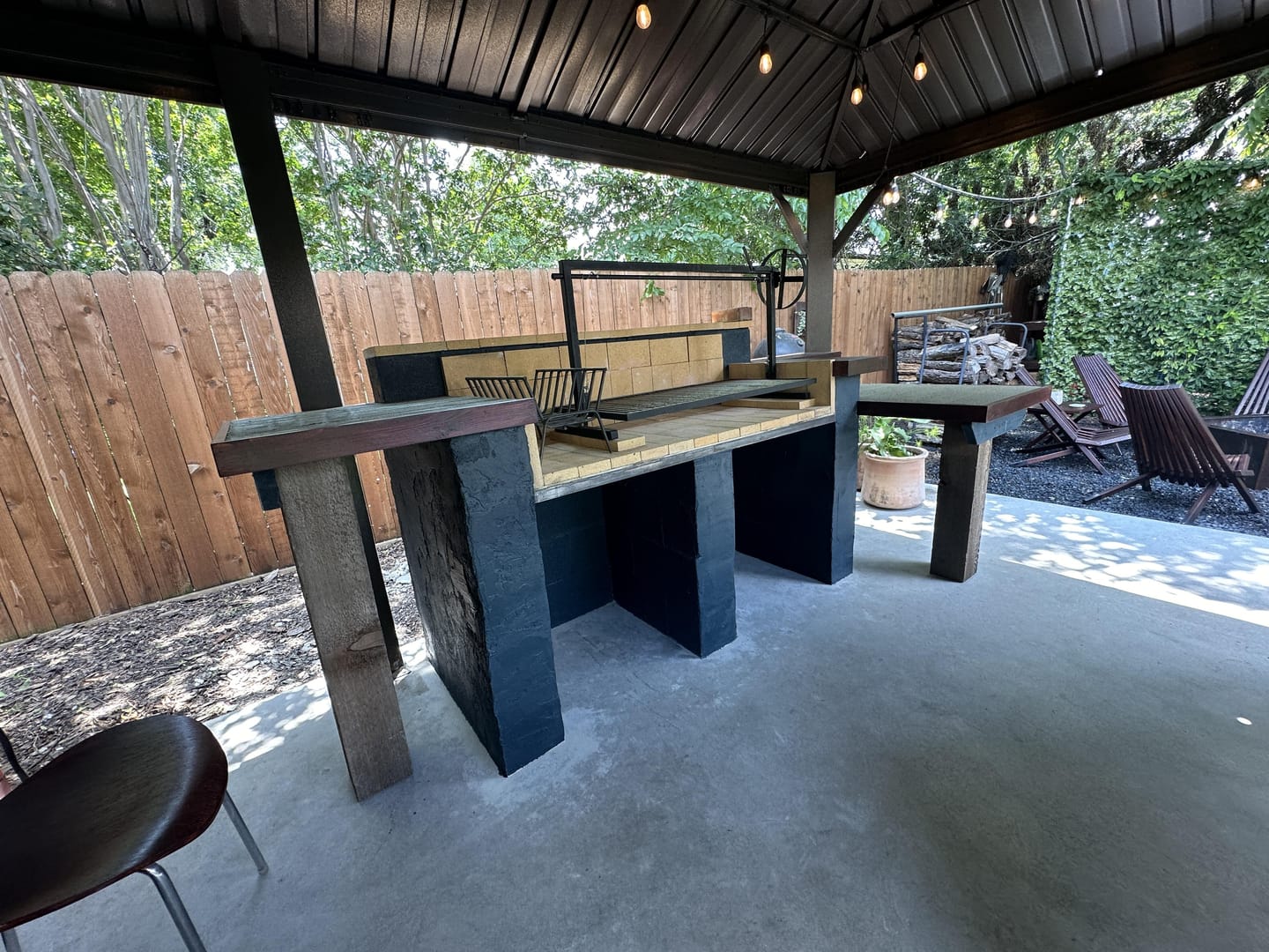 Customer photo review of Grill Set with Santa Maria Grill and Brazier